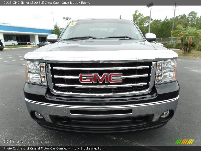 Onyx Black / Ebony 2013 GMC Sierra 1500 SLE Crew Cab