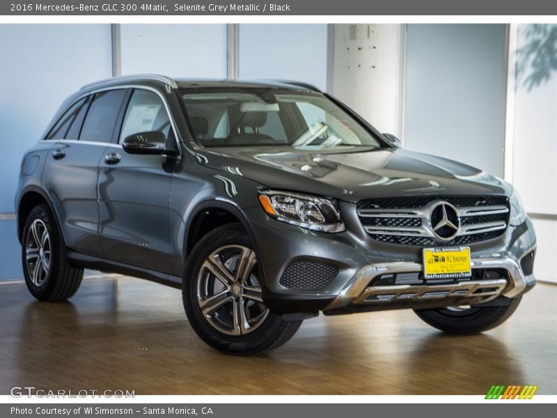 Selenite Grey Metallic / Black 2016 Mercedes-Benz GLC 300 4Matic