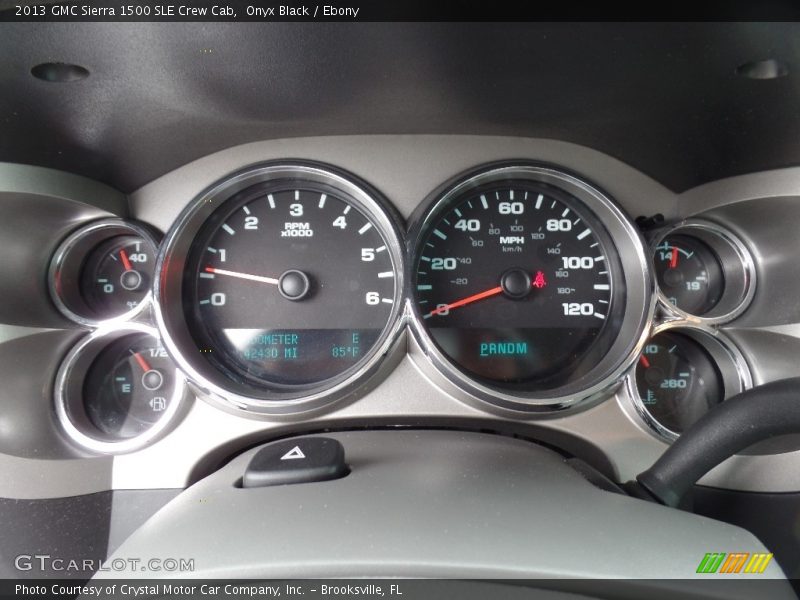 Onyx Black / Ebony 2013 GMC Sierra 1500 SLE Crew Cab