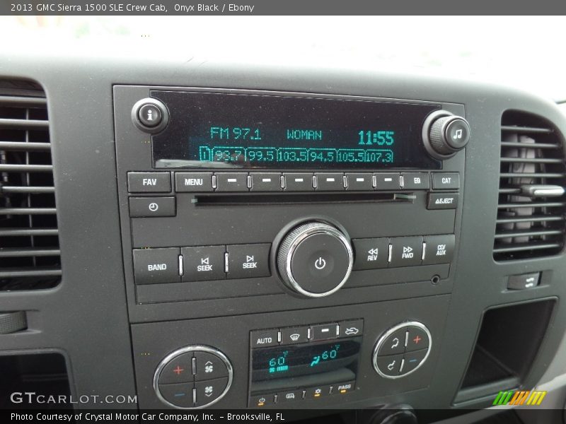 Onyx Black / Ebony 2013 GMC Sierra 1500 SLE Crew Cab
