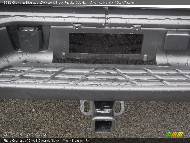 Silver Ice Metallic / Dark Titanium 2012 Chevrolet Silverado 1500 Work Truck Regular Cab 4x4