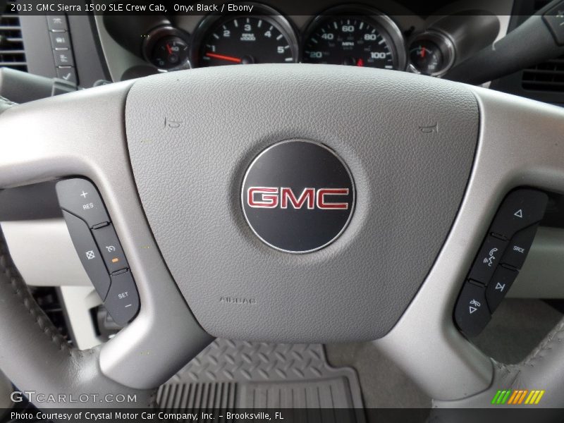 Onyx Black / Ebony 2013 GMC Sierra 1500 SLE Crew Cab