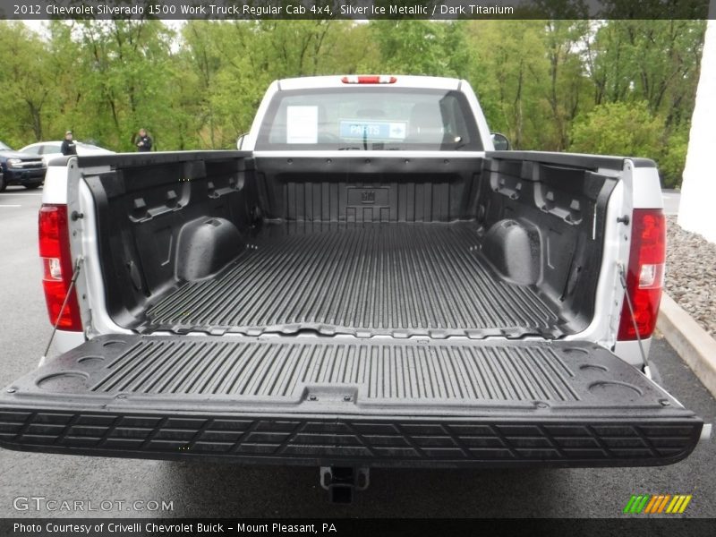 Silver Ice Metallic / Dark Titanium 2012 Chevrolet Silverado 1500 Work Truck Regular Cab 4x4
