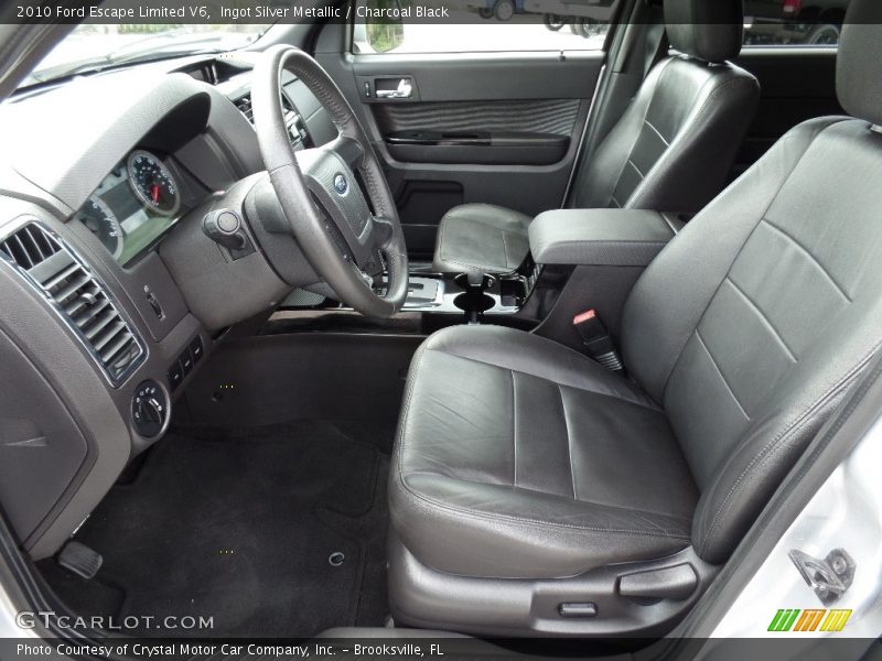 Ingot Silver Metallic / Charcoal Black 2010 Ford Escape Limited V6