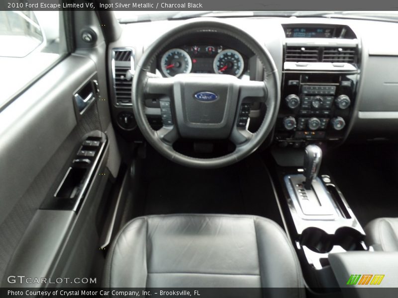 Ingot Silver Metallic / Charcoal Black 2010 Ford Escape Limited V6