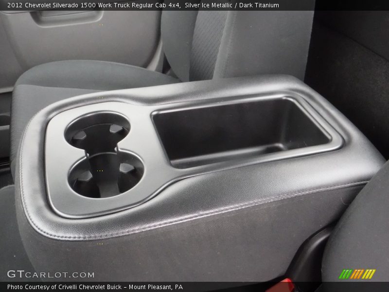 Silver Ice Metallic / Dark Titanium 2012 Chevrolet Silverado 1500 Work Truck Regular Cab 4x4