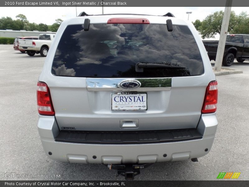 Ingot Silver Metallic / Charcoal Black 2010 Ford Escape Limited V6