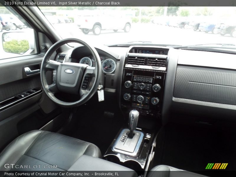 Ingot Silver Metallic / Charcoal Black 2010 Ford Escape Limited V6