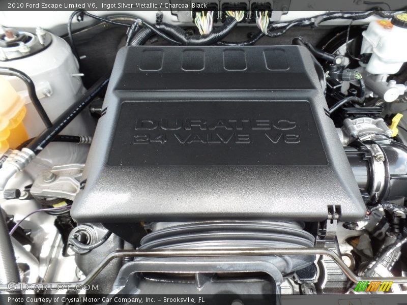Ingot Silver Metallic / Charcoal Black 2010 Ford Escape Limited V6