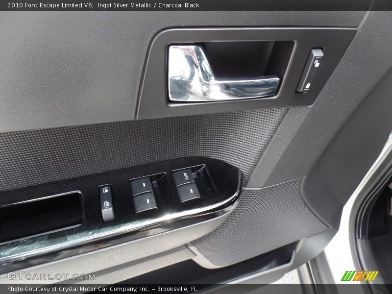 Ingot Silver Metallic / Charcoal Black 2010 Ford Escape Limited V6