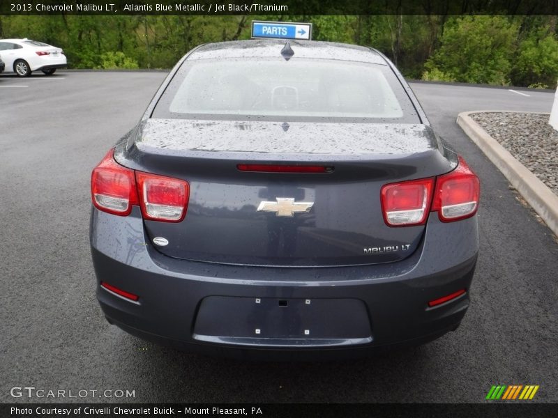 Atlantis Blue Metallic / Jet Black/Titanium 2013 Chevrolet Malibu LT