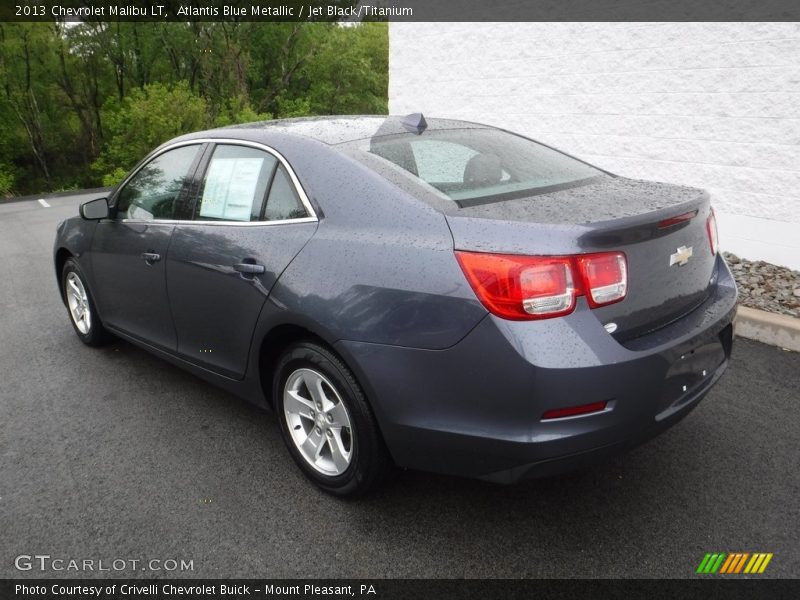 Atlantis Blue Metallic / Jet Black/Titanium 2013 Chevrolet Malibu LT