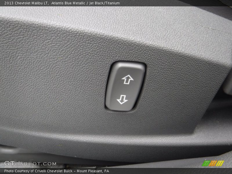 Atlantis Blue Metallic / Jet Black/Titanium 2013 Chevrolet Malibu LT