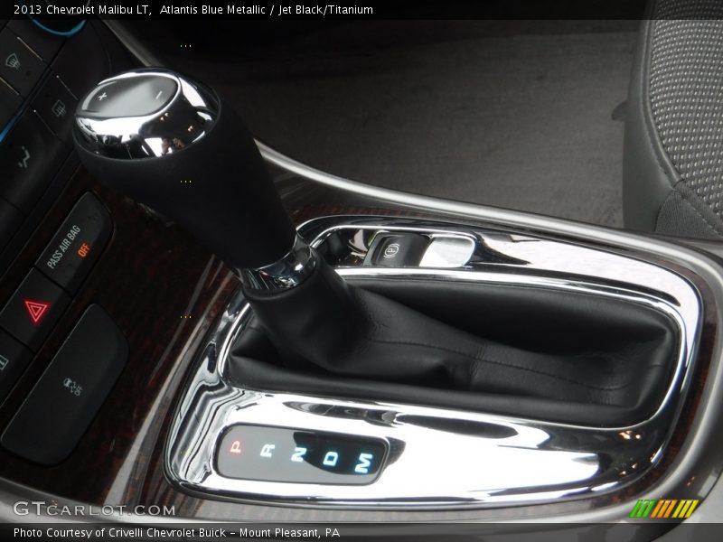 Atlantis Blue Metallic / Jet Black/Titanium 2013 Chevrolet Malibu LT
