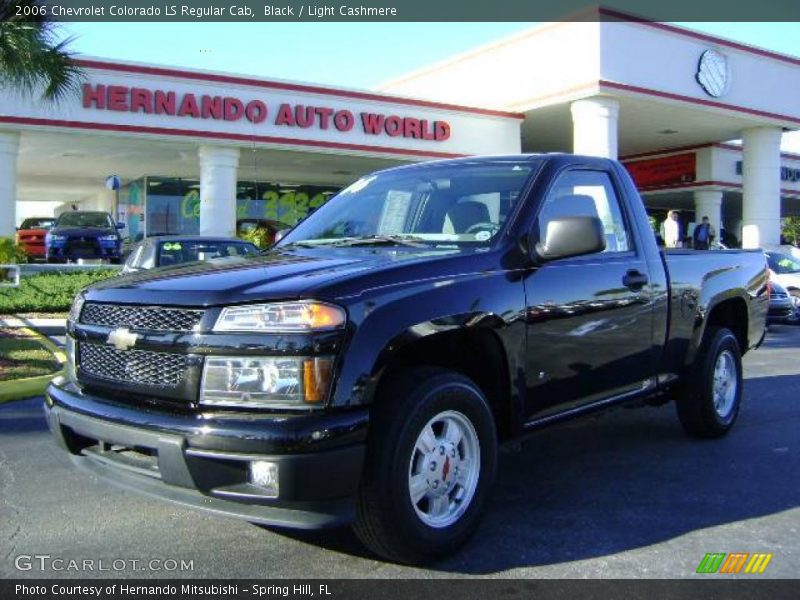 Black / Light Cashmere 2006 Chevrolet Colorado LS Regular Cab