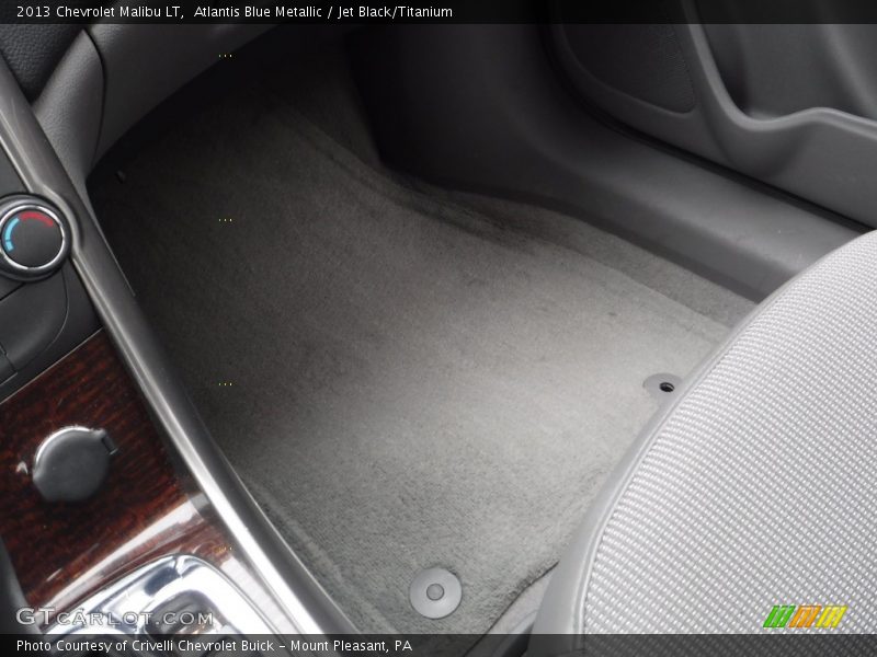 Atlantis Blue Metallic / Jet Black/Titanium 2013 Chevrolet Malibu LT