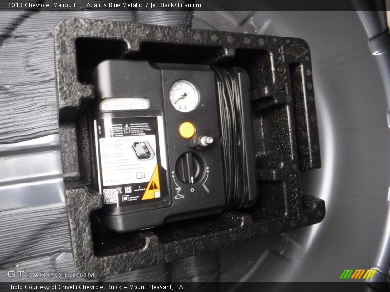 Atlantis Blue Metallic / Jet Black/Titanium 2013 Chevrolet Malibu LT