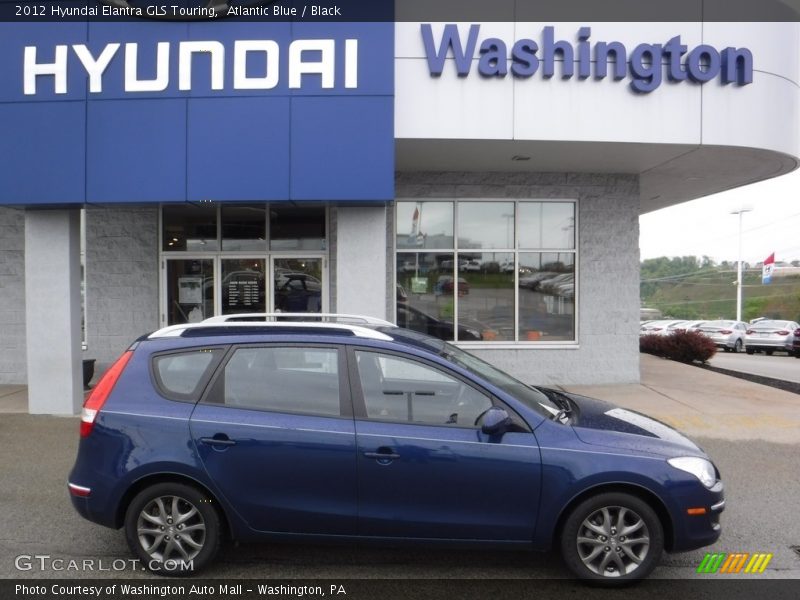 Atlantic Blue / Black 2012 Hyundai Elantra GLS Touring