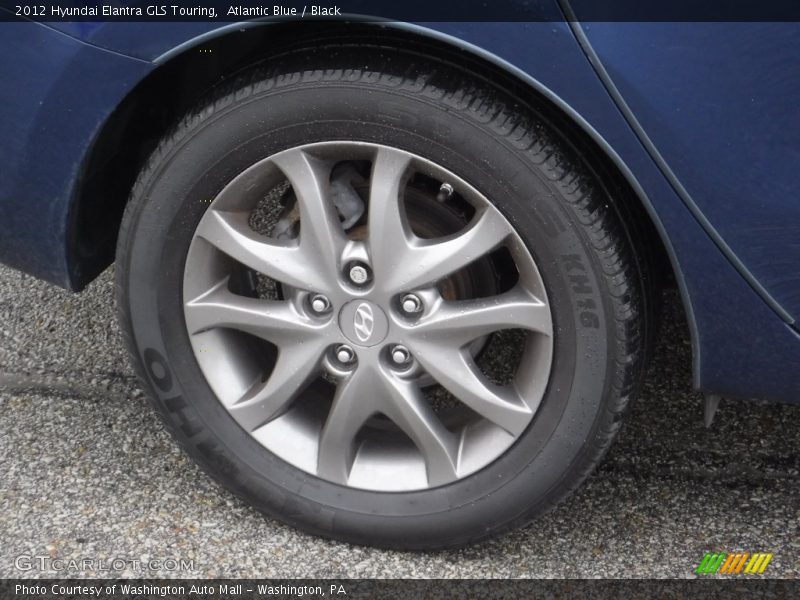 Atlantic Blue / Black 2012 Hyundai Elantra GLS Touring