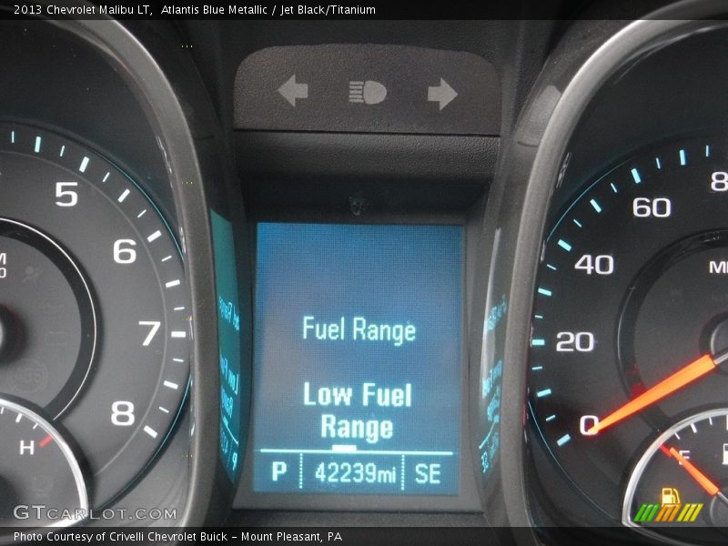Atlantis Blue Metallic / Jet Black/Titanium 2013 Chevrolet Malibu LT