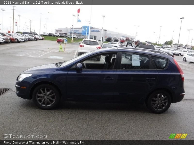 Atlantic Blue / Black 2012 Hyundai Elantra GLS Touring