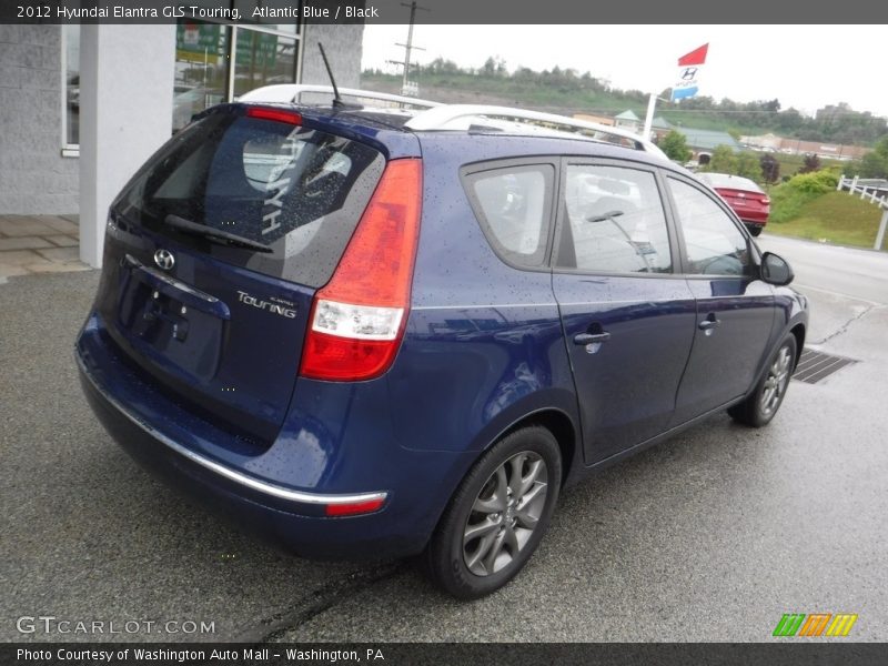 Atlantic Blue / Black 2012 Hyundai Elantra GLS Touring