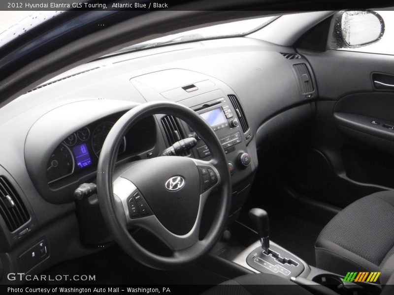Atlantic Blue / Black 2012 Hyundai Elantra GLS Touring