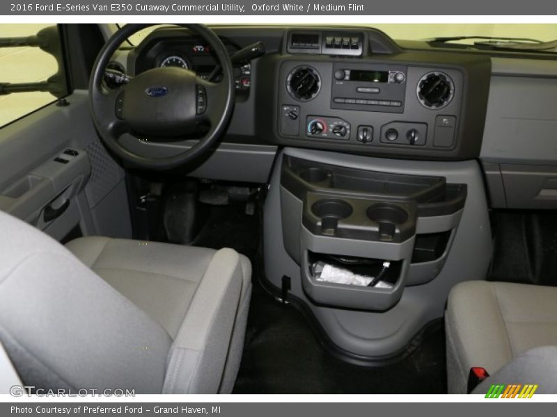 Oxford White / Medium Flint 2016 Ford E-Series Van E350 Cutaway Commercial Utility