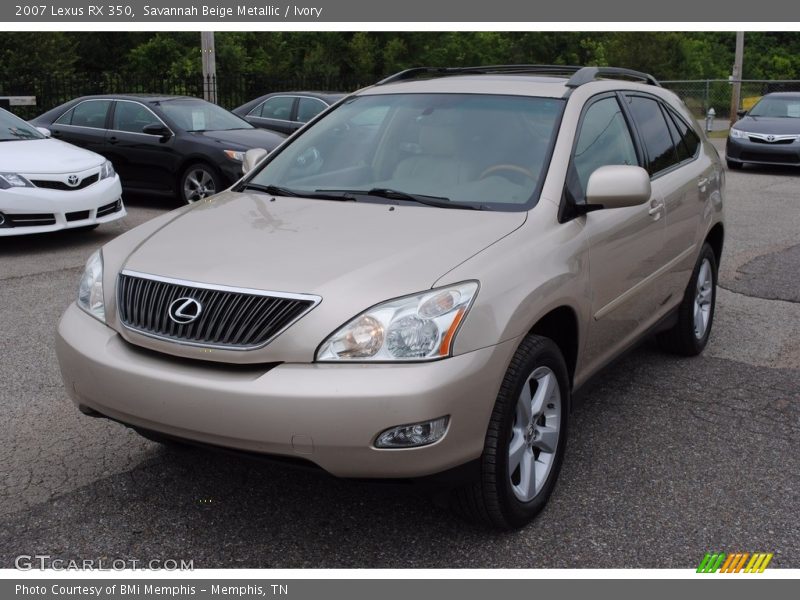 Savannah Beige Metallic / Ivory 2007 Lexus RX 350