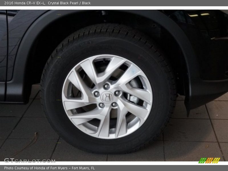 Crystal Black Pearl / Black 2016 Honda CR-V EX-L