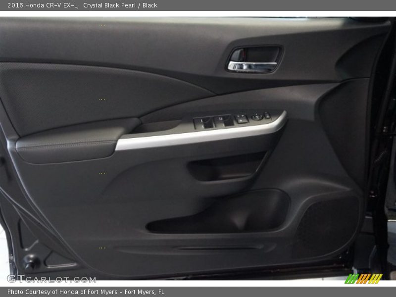 Crystal Black Pearl / Black 2016 Honda CR-V EX-L