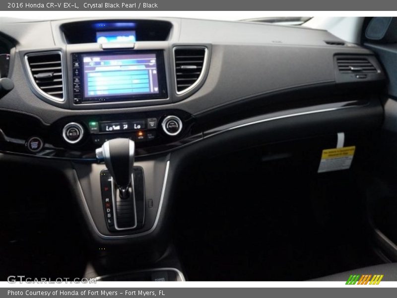 Crystal Black Pearl / Black 2016 Honda CR-V EX-L