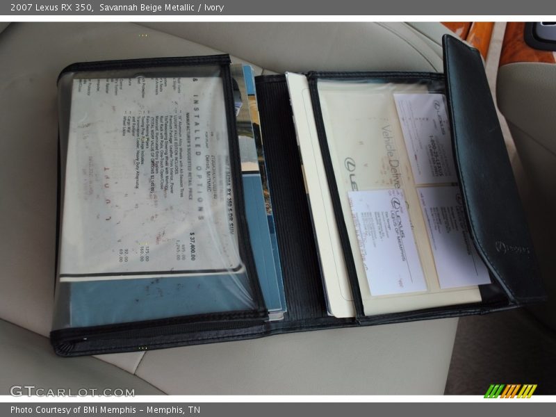 Savannah Beige Metallic / Ivory 2007 Lexus RX 350