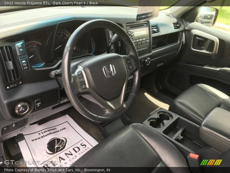 Dark Cherry Pearl II / Black 2012 Honda Ridgeline RTL