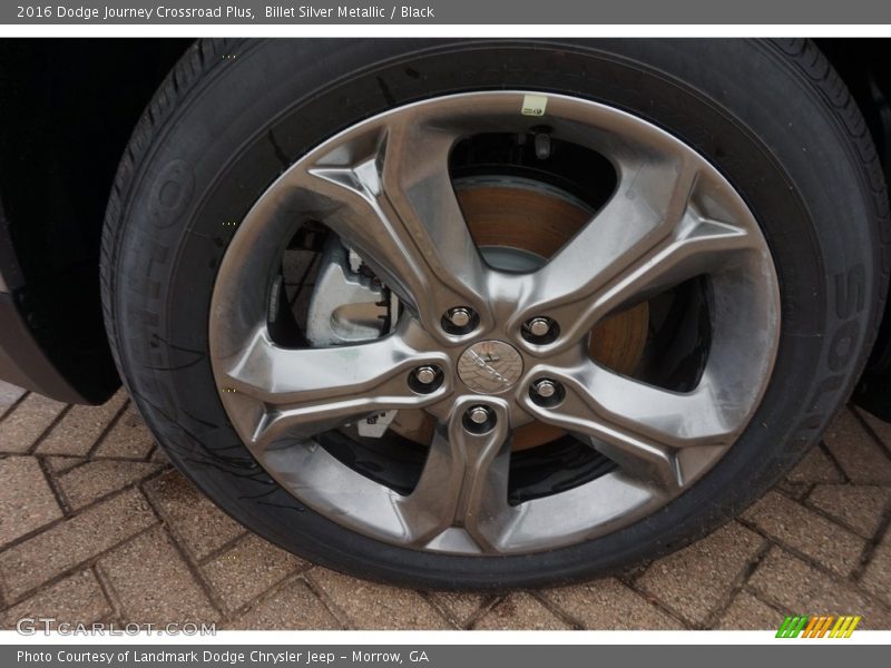 Billet Silver Metallic / Black 2016 Dodge Journey Crossroad Plus