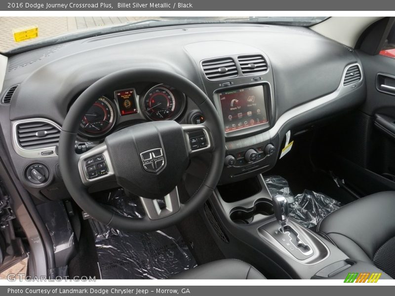 Billet Silver Metallic / Black 2016 Dodge Journey Crossroad Plus