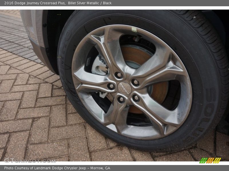 Billet Silver Metallic / Black 2016 Dodge Journey Crossroad Plus