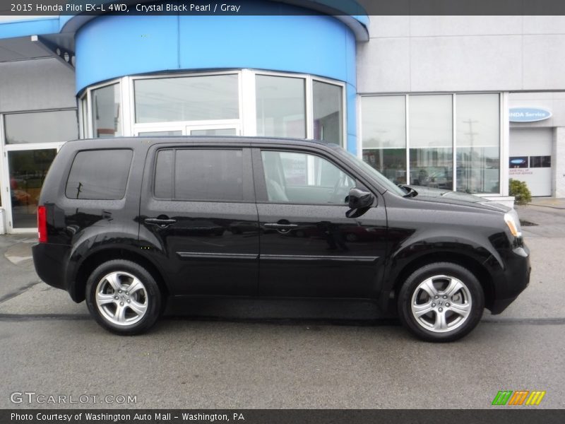 Crystal Black Pearl / Gray 2015 Honda Pilot EX-L 4WD