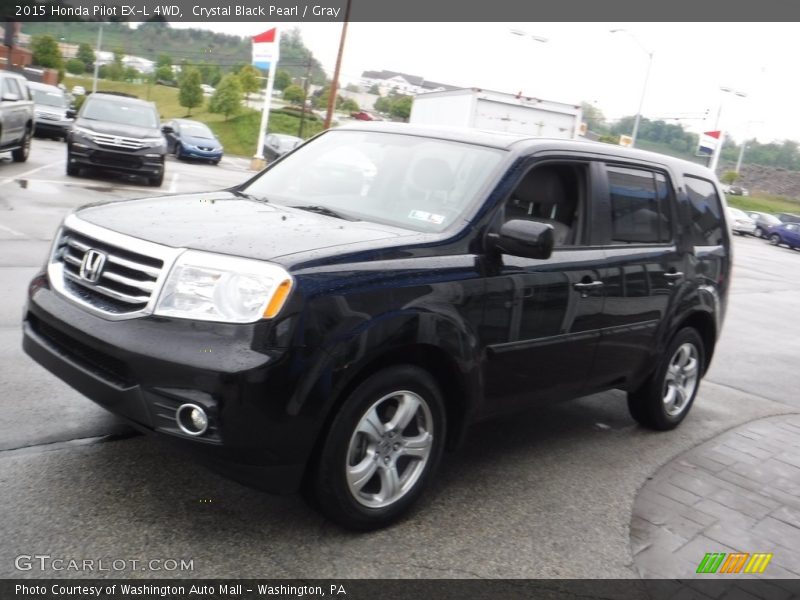 Crystal Black Pearl / Gray 2015 Honda Pilot EX-L 4WD