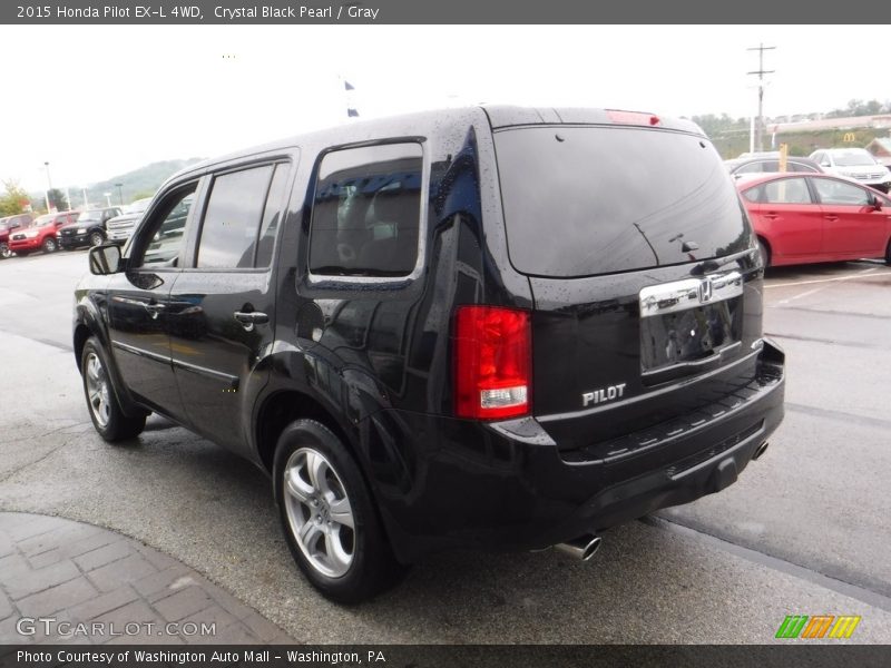 Crystal Black Pearl / Gray 2015 Honda Pilot EX-L 4WD