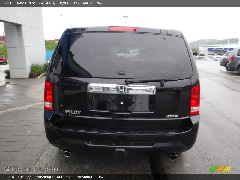 Crystal Black Pearl / Gray 2015 Honda Pilot EX-L 4WD