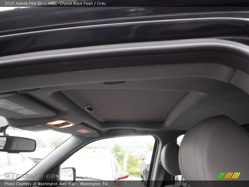 Crystal Black Pearl / Gray 2015 Honda Pilot EX-L 4WD