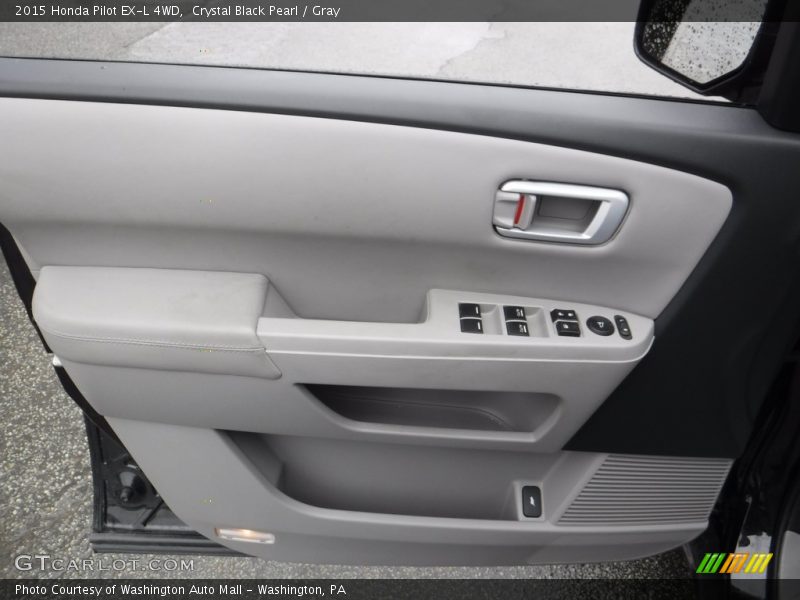 Crystal Black Pearl / Gray 2015 Honda Pilot EX-L 4WD