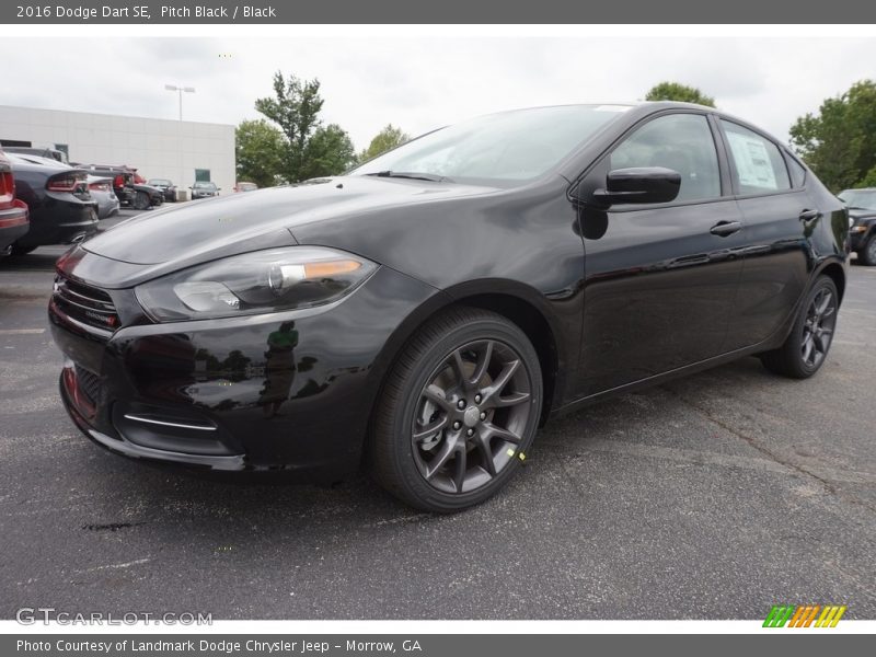 Pitch Black / Black 2016 Dodge Dart SE