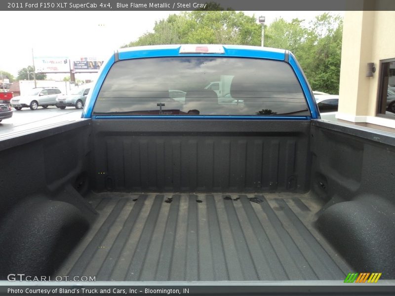 Blue Flame Metallic / Steel Gray 2011 Ford F150 XLT SuperCab 4x4