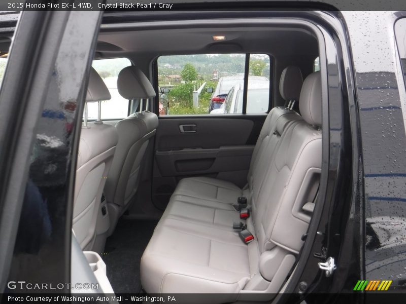 Crystal Black Pearl / Gray 2015 Honda Pilot EX-L 4WD