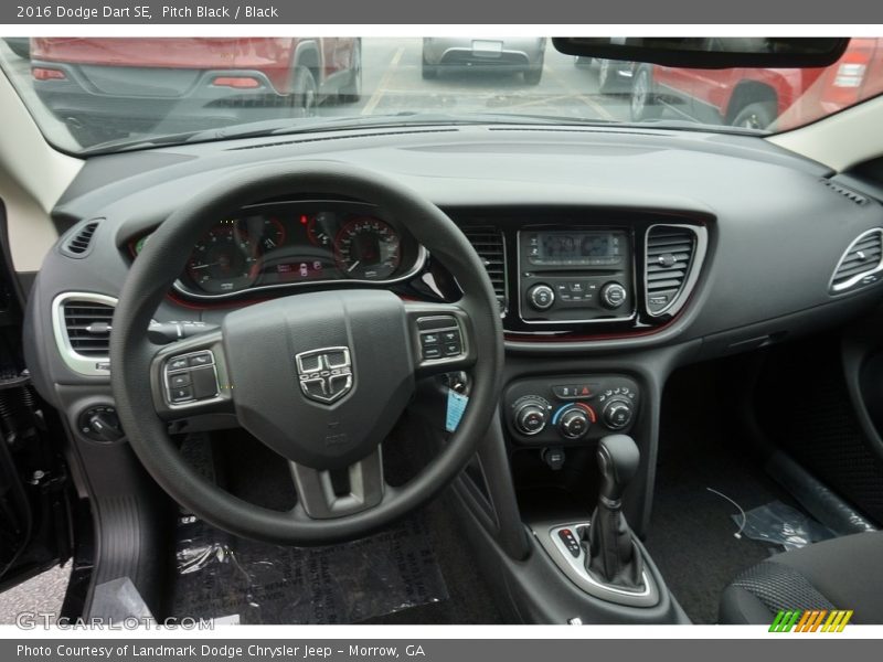 Pitch Black / Black 2016 Dodge Dart SE