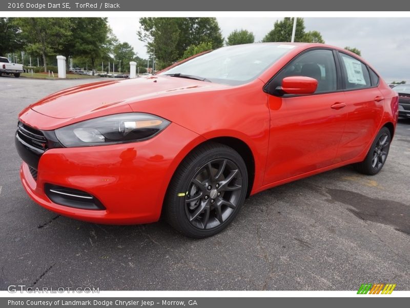 TorRed / Black 2016 Dodge Dart SE