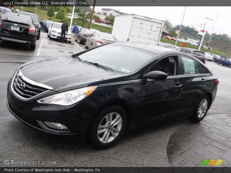 Midnight Black / Gray 2013 Hyundai Sonata GLS