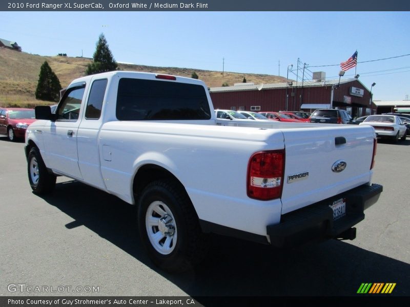 Oxford White / Medium Dark Flint 2010 Ford Ranger XL SuperCab